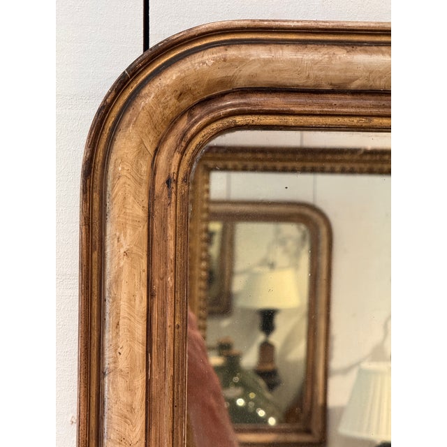 French Louis Philippe Giltwood Mirror For Sale - Image 3 of 6