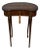 1900s Antique French Louis XV Walnut & Satinwood Inlay Side / End Table France For Sale