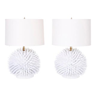 Modern Spike Table Lamps - A Pair For Sale