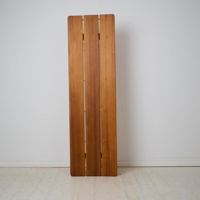 Wood Scandinavian Modern Asserbo Bench attributed to Børge Mogensen, Karl Andersson & Söner, 1970s For Sale - Image 7 of 8