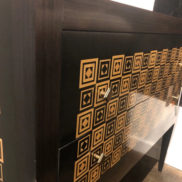 1990s Italian Two Drawers Chest by Rencollection For Sale - Image 5 of 11