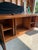 Vintage Custom-Built Oak Entertainment Console & Display Cabinet For Sale In Chicago - Image 6 of 7