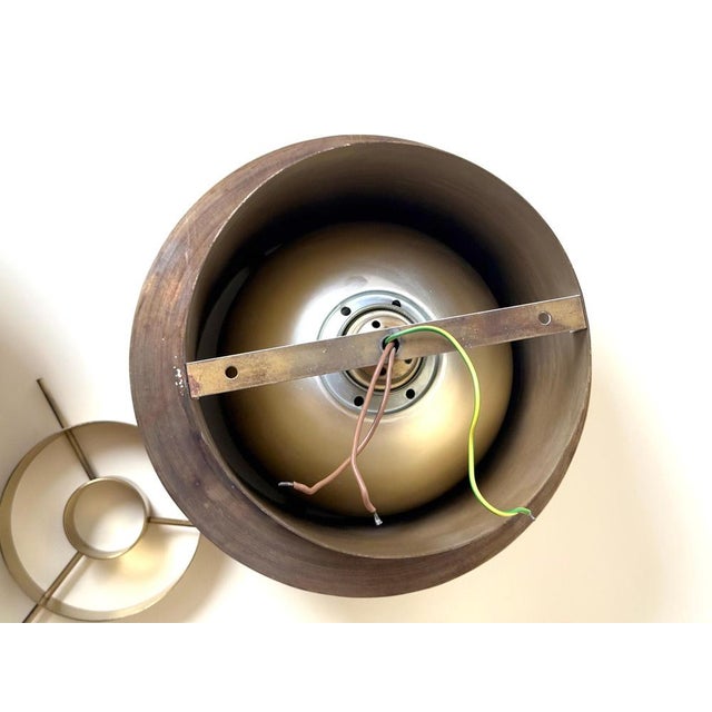 German Brass Architectural Ceiling Light Lamp, 1960s For Sale - Image 16 of 18