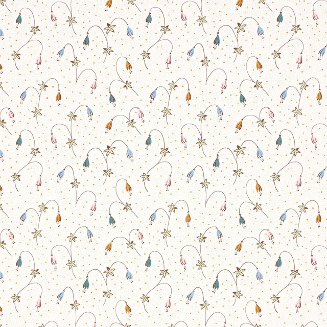 SAMPLE - Schumacher Lolly Floral Wallpaper In Confetti For Sale