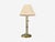 Bergboms, Swedish Modern, Brass, Fabric, Adjustable Table Lamp, Sweden, 1980s For Sale - Image 4 of 10