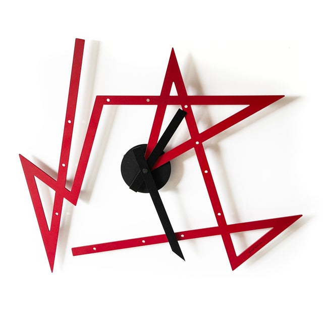 Alessi Time Maze Wall Clock by Daniel Libeskind for Alessi For Sale - Image 4 of 8