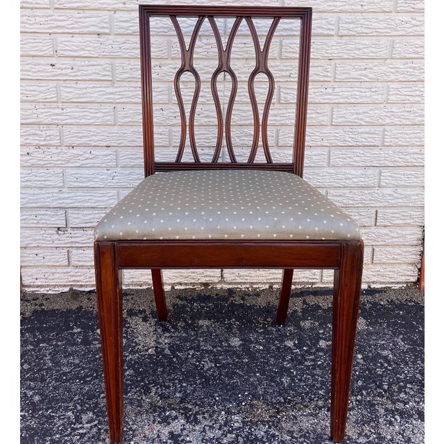 Vintage Lady Emily's Invitation Style Side Chairs For Sale - Image 9 of 10