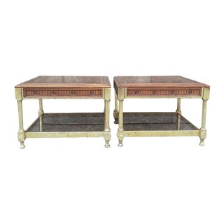 Maison Jansen Style Regency Low End Tables-A Pair For Sale