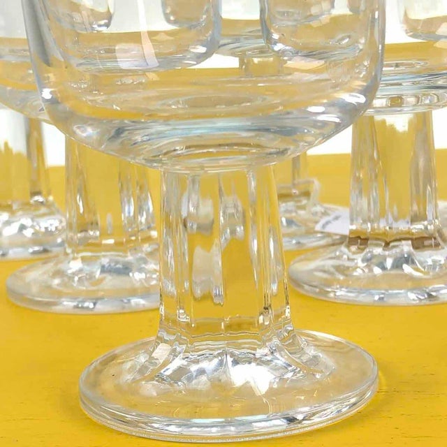 Vintage Crystal Gala Glasses from Spiegelau, Set of 9 For Sale - Image 3 of 8