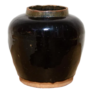 Brown Glaze Martaban Pot-Bago