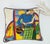 Retro Couple Sporty Scene Needlepoint Pillow, c.1970 For Sale - Image 10 of 10