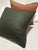 Antique Woven Paisley Kashmir Square Pillows - Set of 2 For Sale - Image 4 of 9