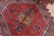 Abstract Boho Chic Shirwan Beige/Blue Wool Rug - 5'3''x7'3'' For Sale - Image 3 of 10