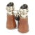 Brown Signed Marquise Paris Art Deco Period French Leather & Chrome Binoculars For Sale - Image 8 of 11