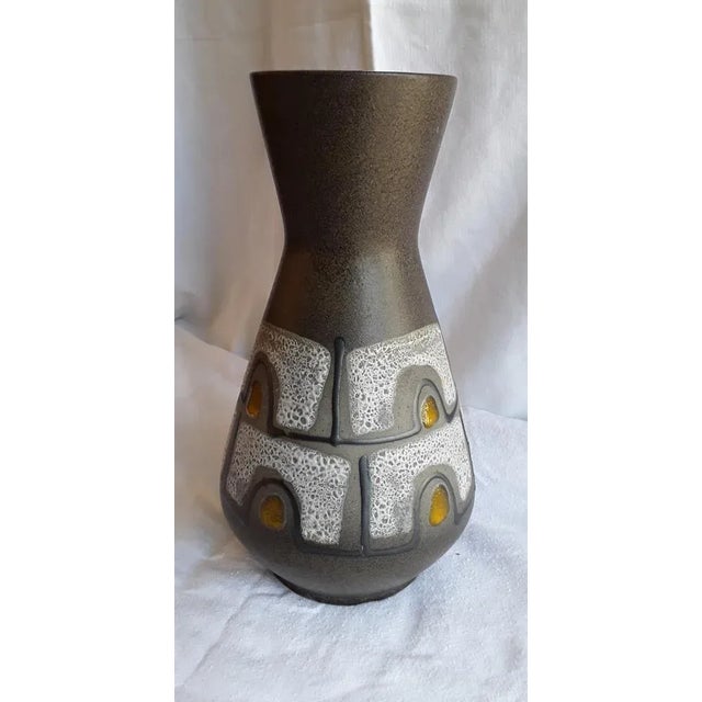 1960s Vintage German Ceramic Vase from Carstens, 1960s For Sale - Image 5 of 5