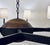 Original retail $3651, stylish Revelation Modern Bronze Open Arms Chandelier, hammered black metal arms, linen shades,...