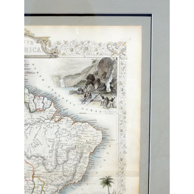 Gray South America Map - Tallis 1851 For Sale - Image 8 of 8