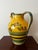 French Provincial Vintage Terre È Provence French Hand-Painted Ceramic Pitcher, Made in France For Sale - Image 3 of 10