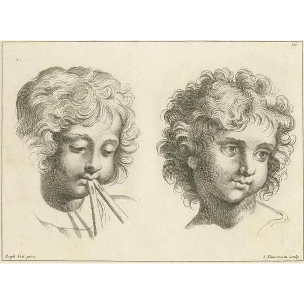Mid 18th Century Thomassin, Cherubic Melody, 1740, Paper For Sale - Image 5 of 6
