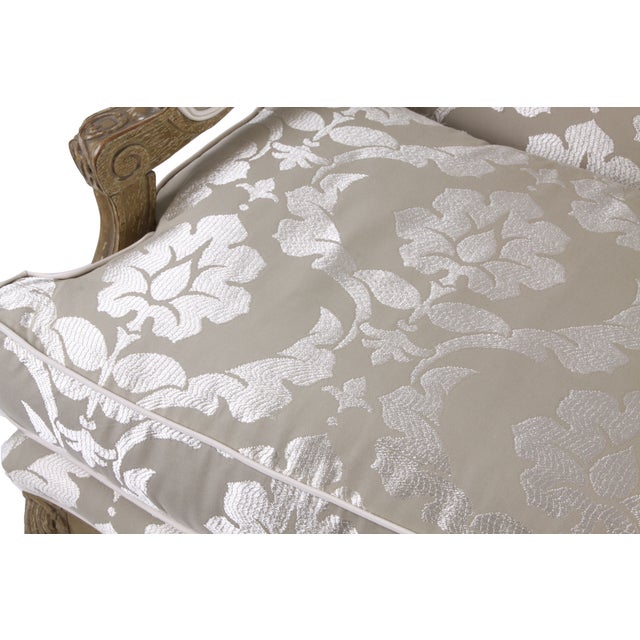 French Upholstered Settee Circa 1860 For Sale - Image 5 of 6