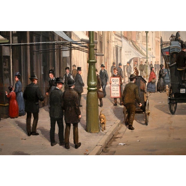 Reginald Edward Arnold, Bow Church, Oil Painting, Framed For Sale - Image 6 of 10
