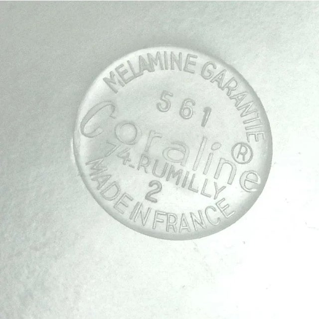 White French Melamine Coasters from Coraline, 1960s, Set of 7 For Sale - Image 8 of 9