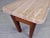 Stylish French Rustic Seating Bench or Side Table Solid Oak For Sale - Image 10 of 12