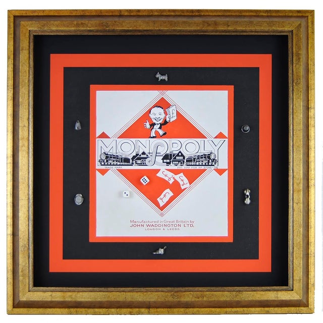 2000 - 2009 A Vintage Great Britain Monopoly Shadowbox For Sale - Image 5 of 6