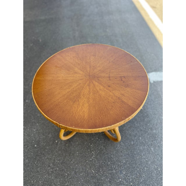 1960s Bamboo Side Table, 1960 For Sale - Image 5 of 8