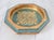 Hollywood Regency Vintage Octagonal Gilded Italian Trinket Tray For Sale - Image 3 of 8