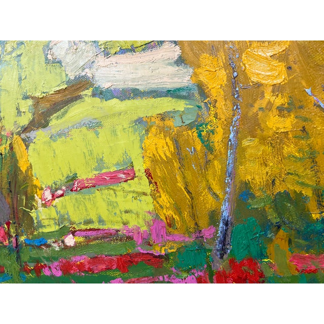 Impressionistic Landscape Original Oil Painting For Sale - Image 9 of 12