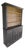 Primitive Shaker Style Paint Distressed Step Back Cabinet by Ezra G Tiffin Ohio For Sale