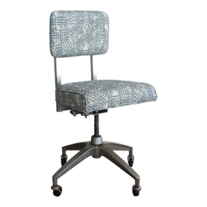 Blue Vintage Office Chair - Restored
