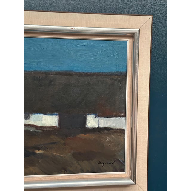 Bengt Hillgrund, Farm in the Landscape, 1950s, Oil Painting on Canvas, Framed For Sale - Image 5 of 18