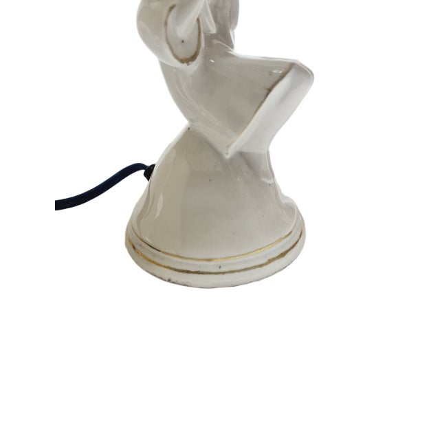 Metal Art Deco Bedside Lamp, Belgium, 1950s For Sale - Image 7 of 16