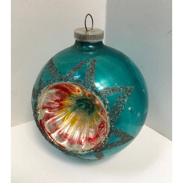 Vintage German Hand Painted Glass Holiday Ornaments A Pair Chairish