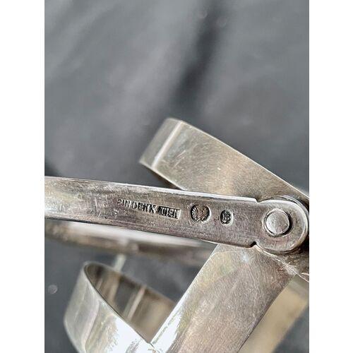 Metal Vintage Austrian Silver-Plated Butter Dish For Sale - Image 7 of 7