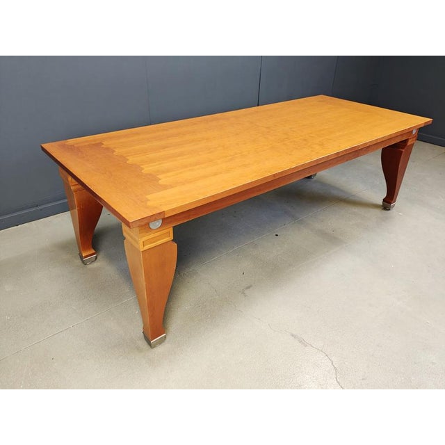 Mensa Magna Dining Table attributed to Leon Krier for Giorgetti, 1990s For Sale - Image 14 of 15