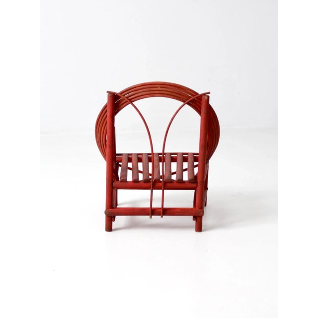 Antique Adirondack Children's Chair For Sale - Image 4 of 8