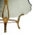 1980s Hollywood Regency Brass & Glass Sculptural Coffee Table For Sale - Image 5 of 6