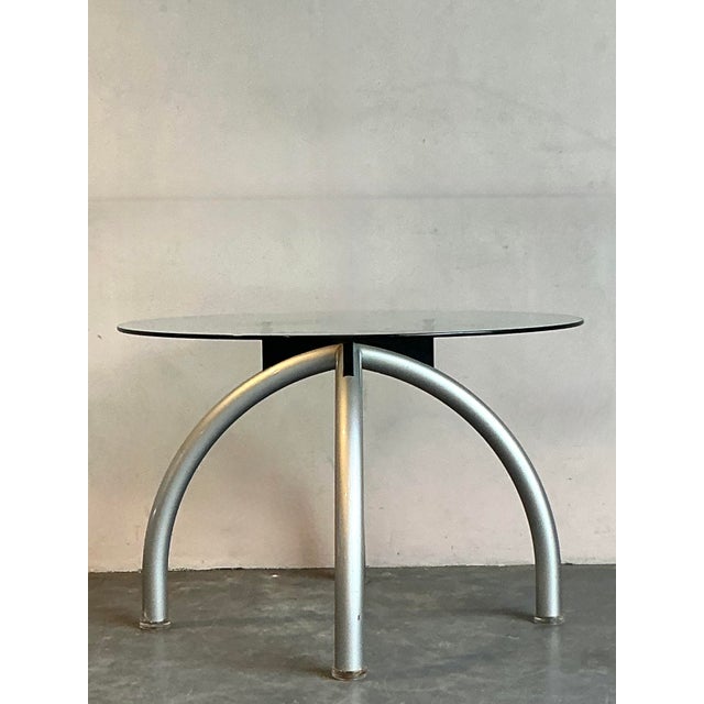Mid-Century Modern Vintage Boho Dining Table After Ettore Sottsas For Sale - Image 3 of 10