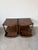 Brown Vintage Baker Furniture Empire-Style Wood End Tables With Drawer – A Pair For Sale - Image 8 of 18