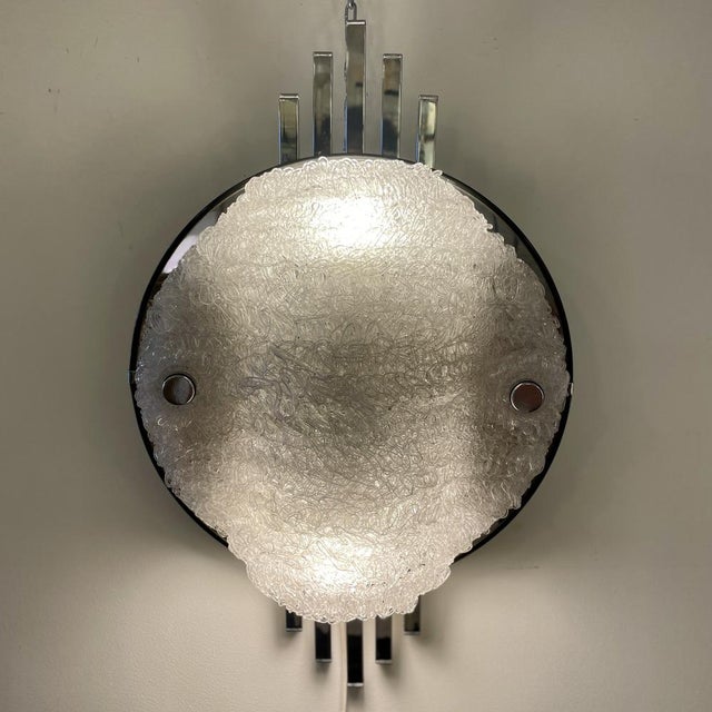 Metal Italian Wall Lamp by Angelo Brotto for Esperia, 1970 For Sale - Image 7 of 14