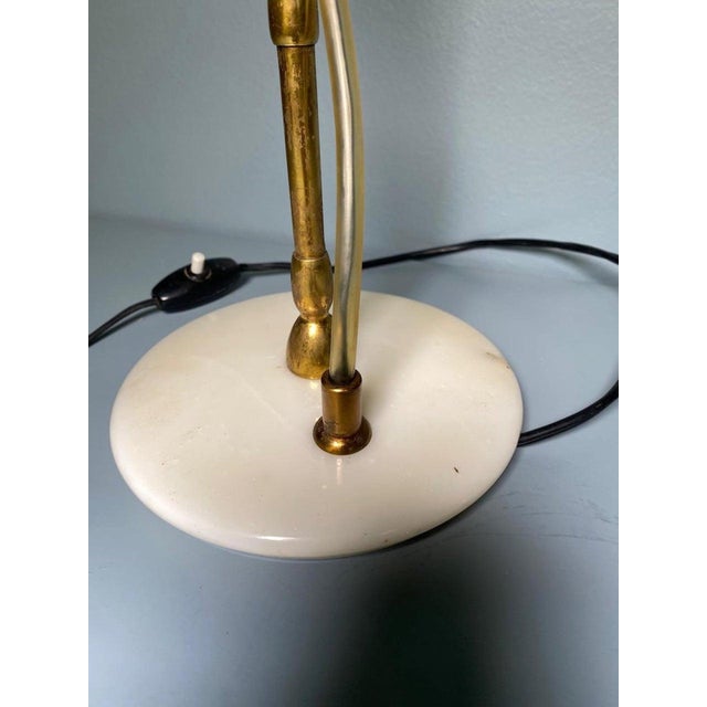 Rare Arredoluce "Lucinella" brass lamp Angelo Lelii, Italy, 1950s adjustable arm. I have official proof of authenticity...