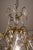 Empire Style Gilded Brass Chandelier with Scalloped Crystals, 1950s For Sale - Image 6 of 10