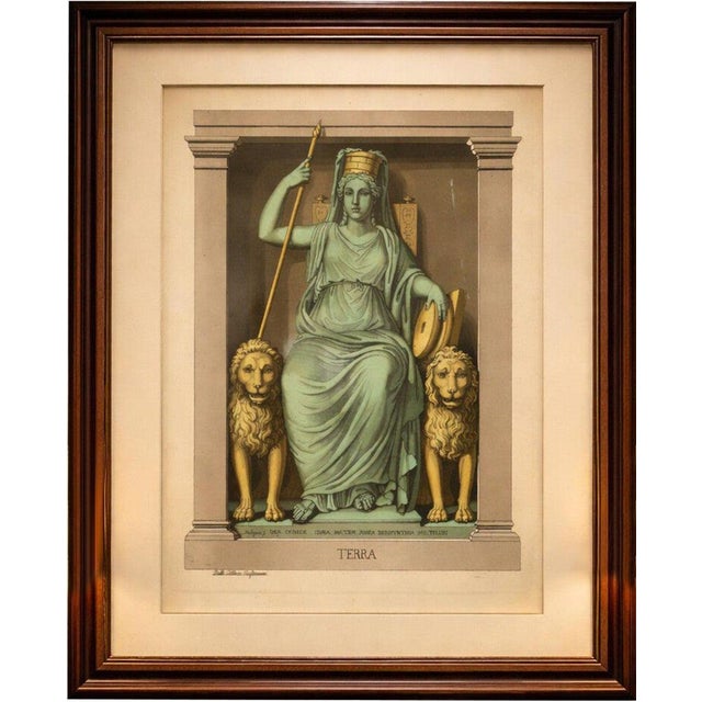Giulio Ferrario, Terra Allegory, Cybele Mother Earth, 1815, Paper For Sale - Image 10 of 10