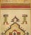 Mexican Vintage Mexican Zapotec Decorative Carpet, in Small Size w/ Stylized Bird Design For Sale - Image 3 of 4