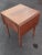 Wood Early 20th Century Vintage Handmade Drop Leaf Cherry Side Table For Sale - Image 7 of 13