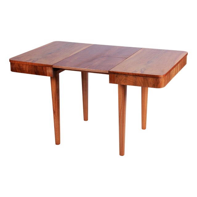 Czech Art Deco Extendable Dining Table attributed to Jindřich Halabala for Up Závody, 1940s For Sale