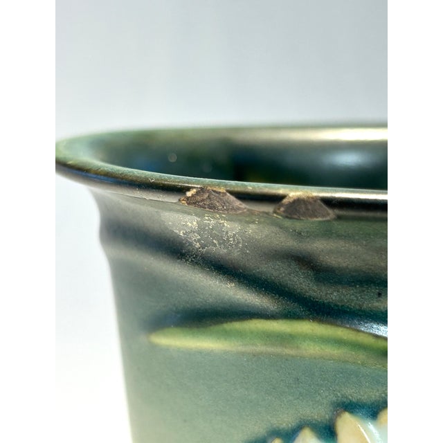 Traditional Mid 20th Century Roseville Pottery Vase For Sale - Image 3 of 5